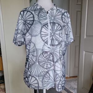 Terry Bicycle Gray Patterned Shirt